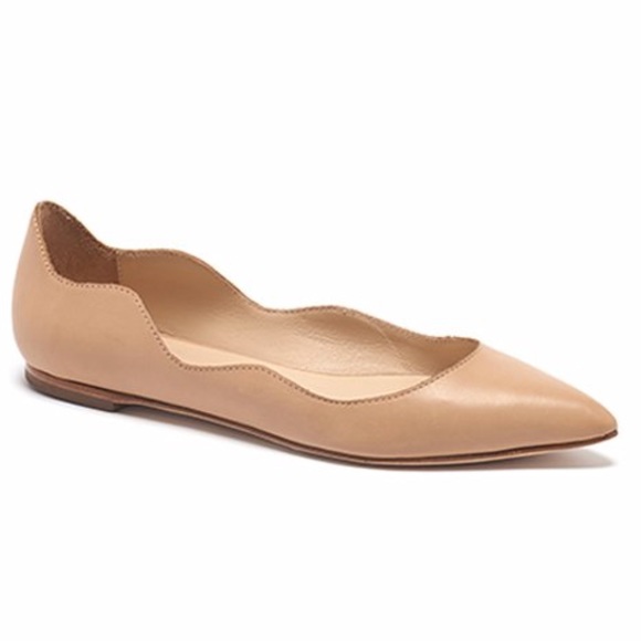 Loeffler Randall Shoes - Loeffler Randall milla scalloped leather flats 7.5